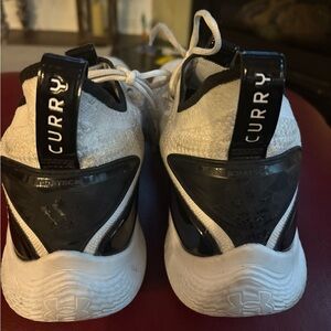 Under Armour Black and White Athletic Shoes